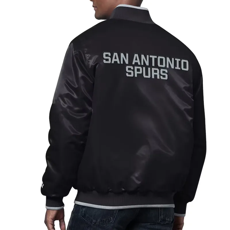 The Ambassador San Antonio Spurs Varsity Satin Jacket - Image 2