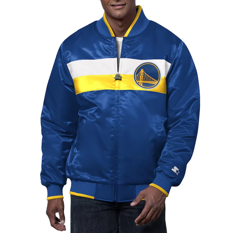 Blue Starter Golden State Warriors The Ambassador Jacket