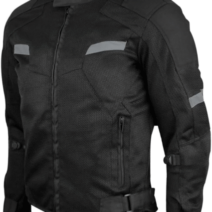 Breathable Mesh Interior Leather Jacket