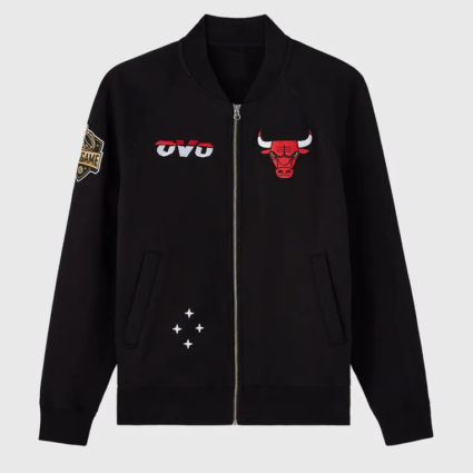 Chicago Bulls OVO Black Fleece Jacket