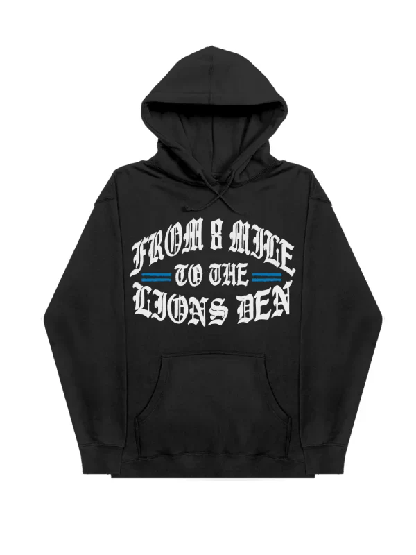 Eminem x Detroit Lions Helmet Hoodie - Image 3