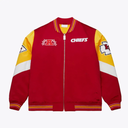 Kansas City Chiefs Throw It Back Heavyweight Satin Jacket