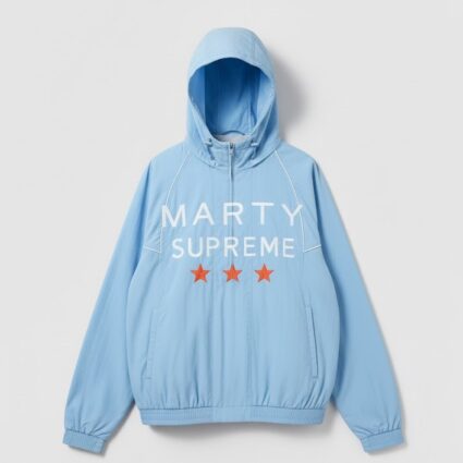 Marty Supreme Light Blue Jacket