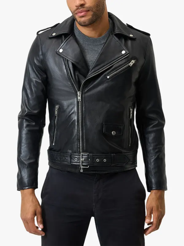 Marco Biker Leather Jacket