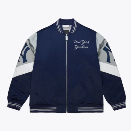 Navy MLB New York Yankees Throw It Back Jacket