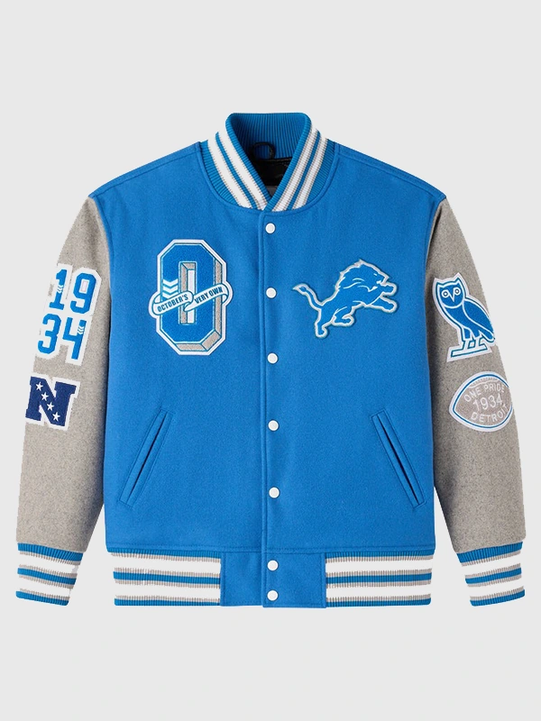 OVO 2025 Detroit Lions Varsity Jacket