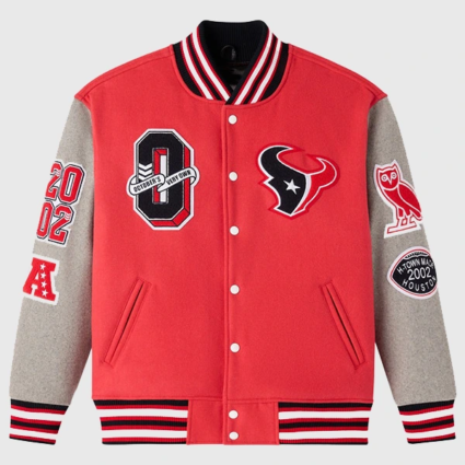 OVO 2025 Houston Texans Varsity Jacket