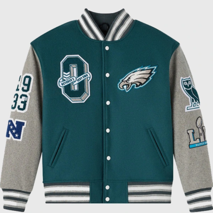OVO 2025 Philadelphia Eagles Varsity Jacket