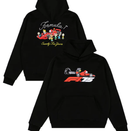 Peanuts F1 x Snoopy Hoodie Black