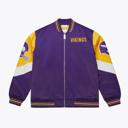 Purple NFL Minnesota Vikings Throw It Back Jacket