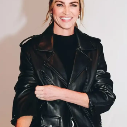 Rebecca Minkoff X Erin Andrews Super Bowl LIX Biker Jacket