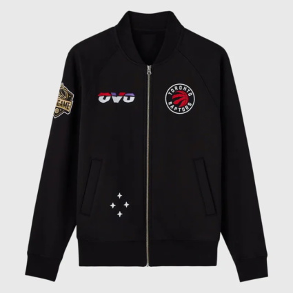 Toronto Raptors OVO Black Fleece Jacket
