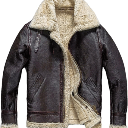 Vintage Style Sheepskin Jacket
