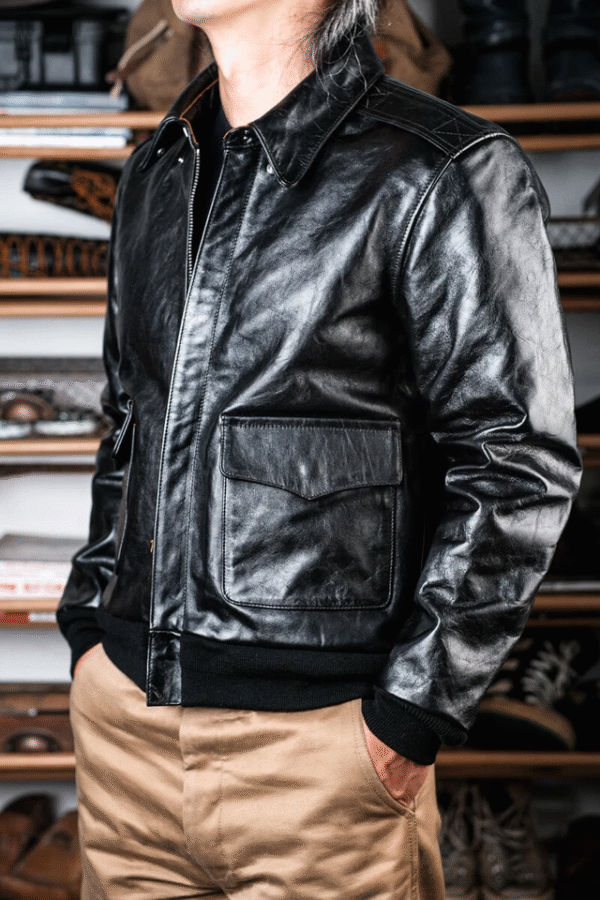 Waxed Leather Jacket - A2 Jackets