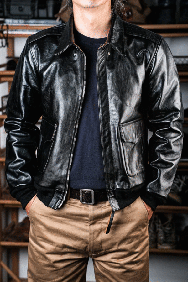 Waxed Leather Jacket - A2 Jackets
