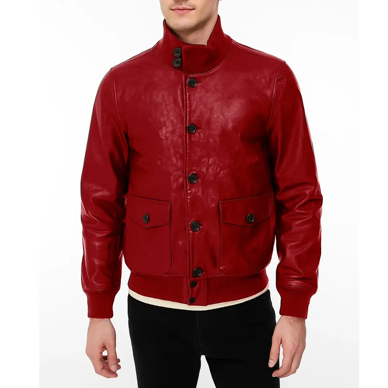 A1 Flight Bomber Leather Jacket