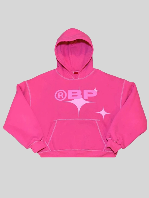 Barajas Project Double Layered Pink Hoodie