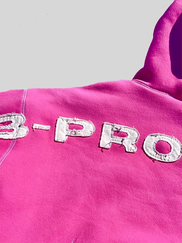 Barajas Project Double Layered Pink Hoodie - Image 3
