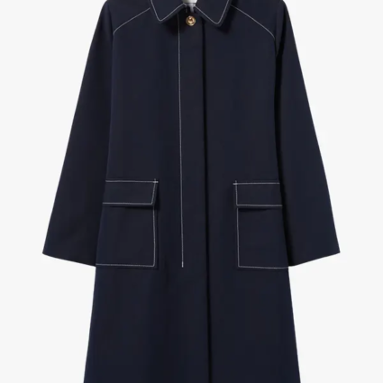 Claudie Pierlot Belted Midi Trench Coat