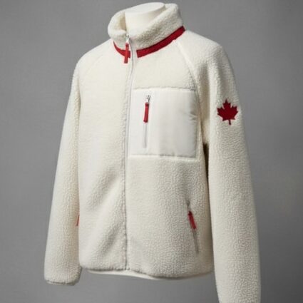 Hudson Williams Olympic 2026 Team Canada Fleece Jacket