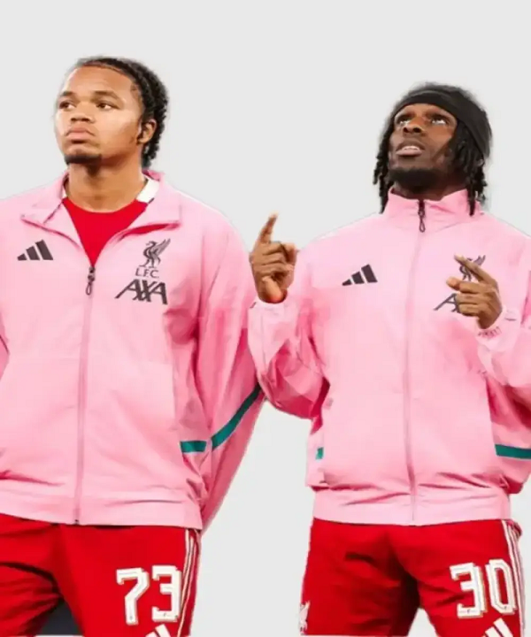 LFC Adidas 25/26 Z.N.E Anthem Jacket Pink - Image 6