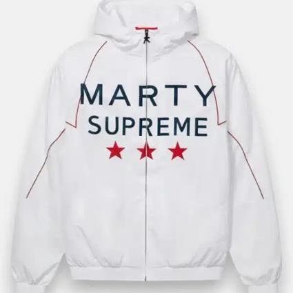 Marty Supreme 2025 White Hoodie