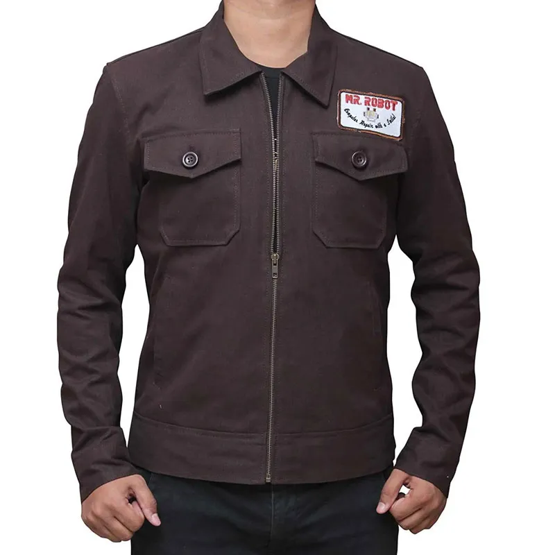 Mr Robot Christian Slater Jacket with Patch