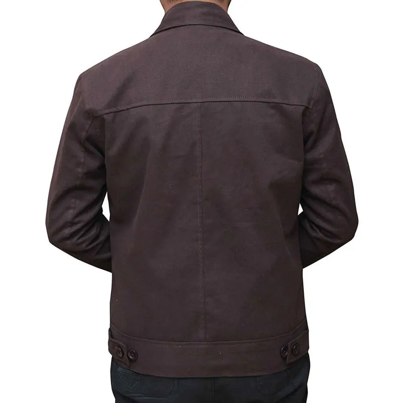 Mr Robot Christian Slater Jacket with Patch - Image 3