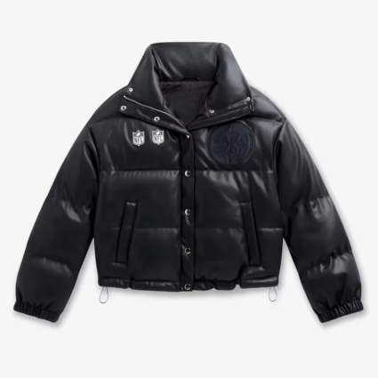 Pittsburgh Steelers Puffer Leathers Jacket