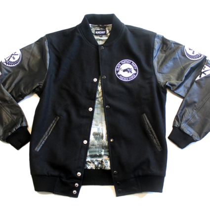 The Black Panther Leather Bomber Jacket