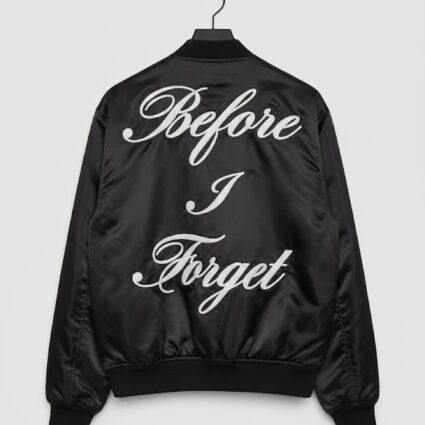 The Kid LAROI Before I Forget Black Bomber Jacket