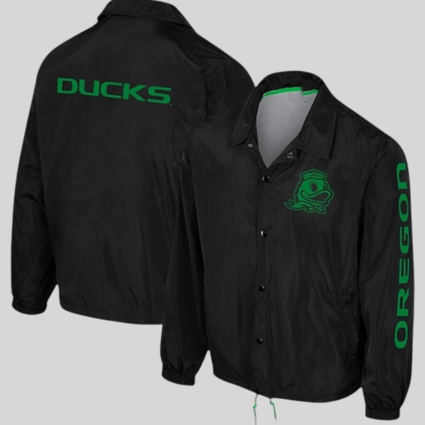 The Wild Collective Oregon Ducks Coaches Jacket