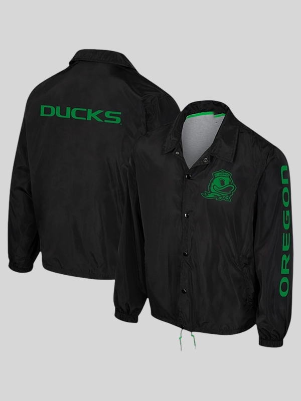 The Wild Collective Oregon Ducks Coaches Jacket