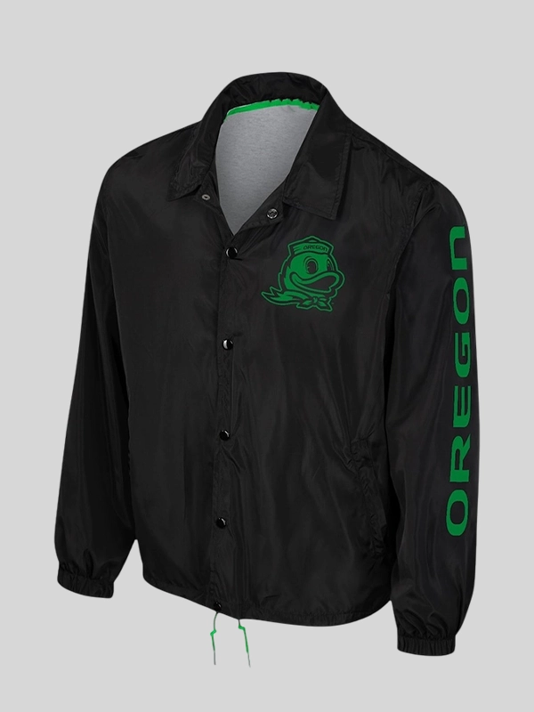 The Wild Collective Oregon Ducks Coaches Jacket - Image 2