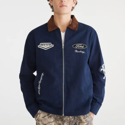 Aeropostale Ford Motor Twill Jacket