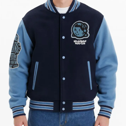 Chenille Billionaire Boys Club Robot Astro Varsity Jacket