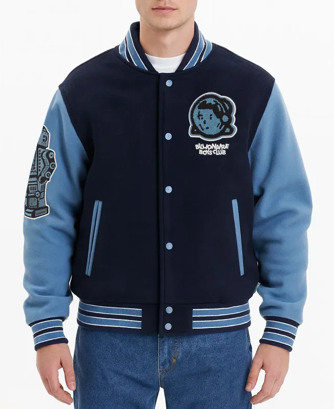 Chenille Billionaire Boys Club Robot Astro Varsity Jacket