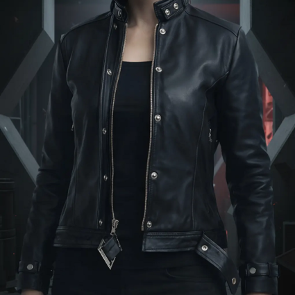 Control Jesse Faden Black Leather Jacket