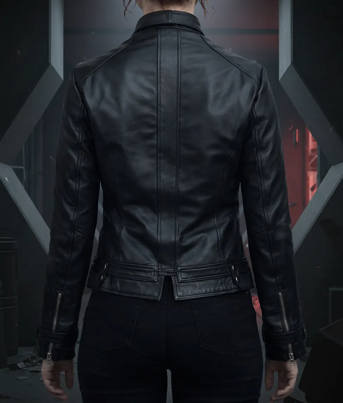 Control Jesse Faden Black Leather Jacket - Image 2