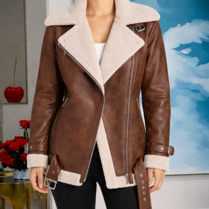 General Hospital Eden McCoy Aviator Jacket