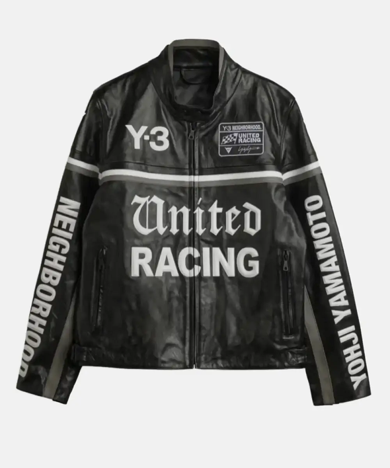Jude Bellingham Y-3 United Racing Leather Jacket