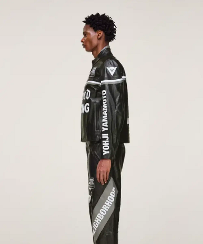 Jude Bellingham Y-3 United Racing Leather Jacket - Image 7