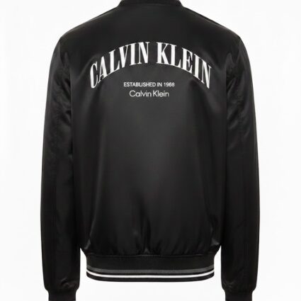 Jungkook Calvin Klein Logo Varsity Jacket
