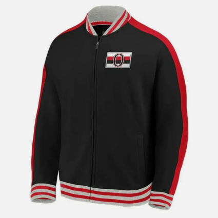 Ottawa Senators Black Track Jacket