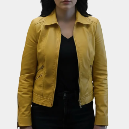 Rhea Seehorn Pluribus S01 Carol Sturka Leather Jacket