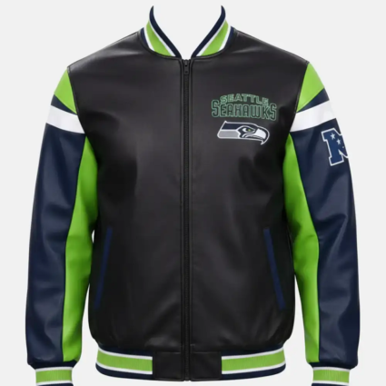 Seattle Seahawks Varsity Leather Jacket