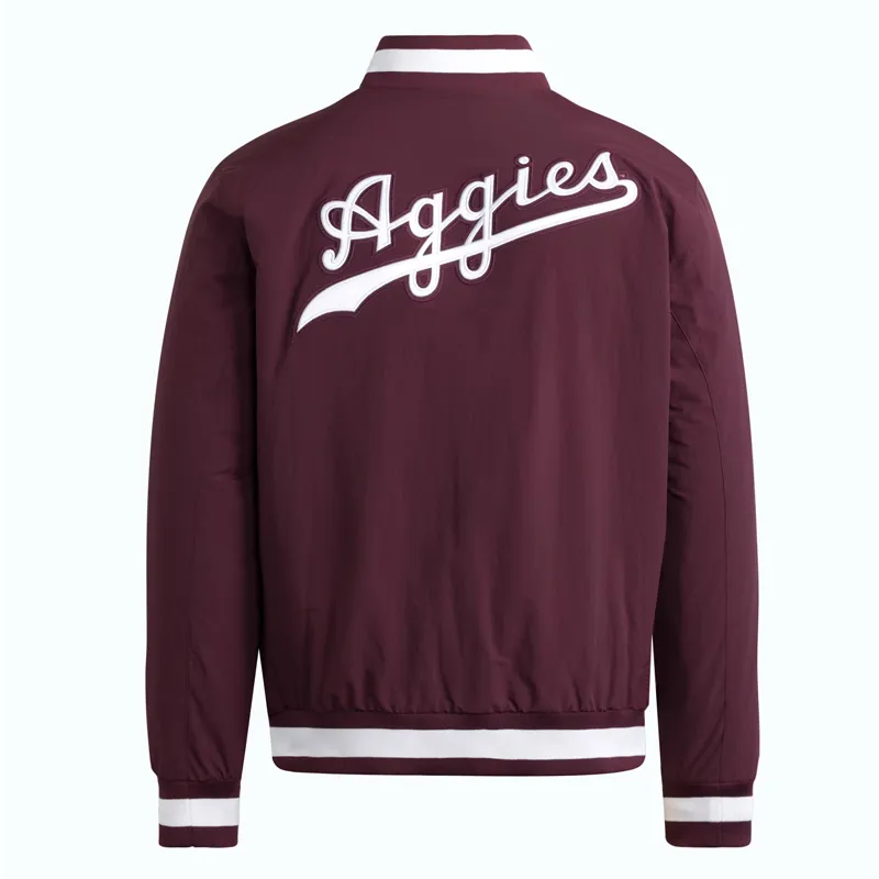 Texas A&M Aggies Purple Coaches Dugout Jacket - Image 2