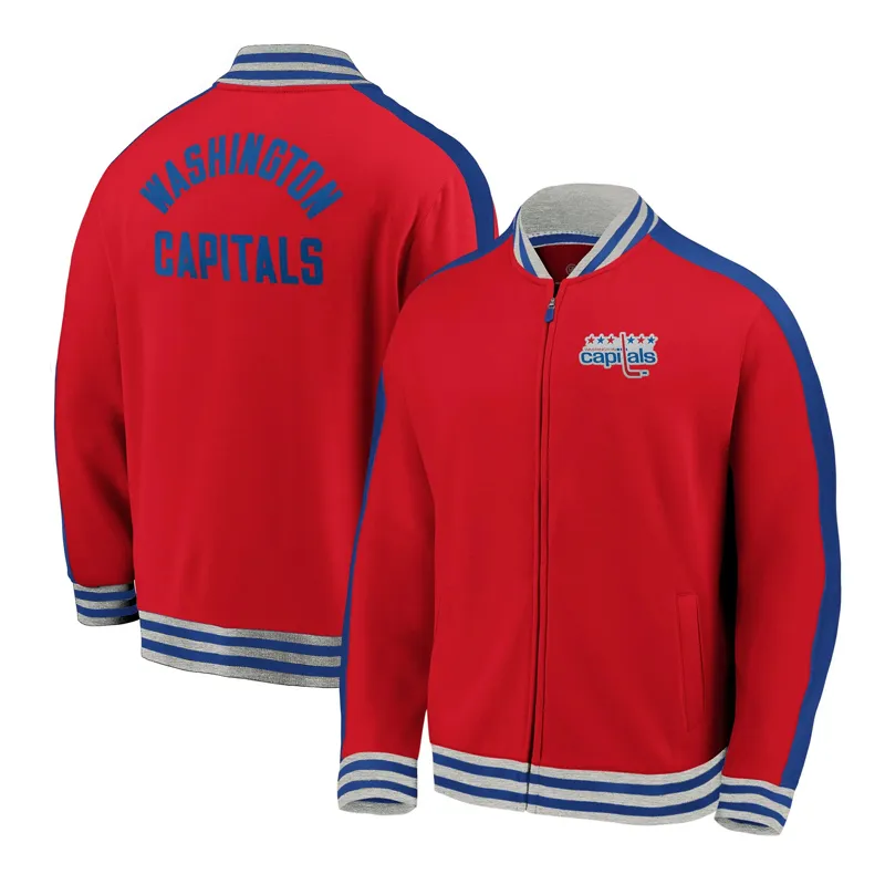 Washington Capitals Red Track Jacket - Image 2