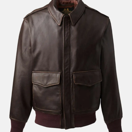 Willis And Geiger Leather Bomber Jacket