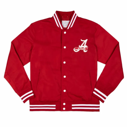 Alabama Crimson Tide Arched Red Bomber Jacket